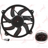 Вентилятор радиатора LYNXAUTO U60 A8G6 RF-1200 1436960841 - Изображение 2
