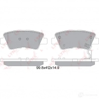 Тормозные колодки дисковые, комплект LYNXAUTO OA ESJC BD-3634 3639060 - Изображение 2