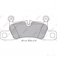 Тормозные колодки дисковые, комплект LYNXAUTO BD-8029 6L AOMBY 3639523 - Изображение 2