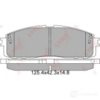 Тормозные колодки дисковые, комплект LYNXAUTO 5KIGX 9Y BD-7602 3639470 4905601063521 - Изображение 2