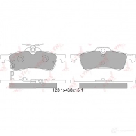 Тормозные колодки дисковые, комплект LYNXAUTO SHT AJ BD-7600 4905601064917 3639468 - Изображение 2
