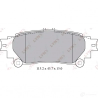 Тормозные колодки дисковые, комплект LYNXAUTO 3639465 PY1M EPH BD-7597 - Изображение 2