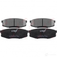 Тормозные колодки дисковые, комплект LYNXAUTO Lexus LX (J200) 3 Внедорожник 4.5 450d (VDJ201) 272 л.с. 2015 – наст. время ZE YVJI BD-7581 4905601038246