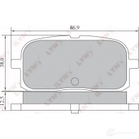 Тормозные колодки дисковые, комплект LYNXAUTO FQG99 T3 Toyota Paseo (L50) 2 Купе 1.5 (EL54) 110 л.с. 1995 – 1999 BD-7556