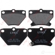 Тормозные колодки дисковые, комплект LYNXAUTO BD-7538 Toyota Echo 4905601012307 PTP CZQ