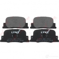Тормозные колодки дисковые, комплект LYNXAUTO BD-7517 3639390 Y C5D8 4905601010990