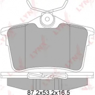 Тормозные колодки дисковые, комплект LYNXAUTO 3639308 O8AB6B Y 4905601063309 BD-6113 - Изображение 2