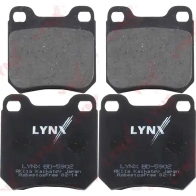 Тормозные колодки дисковые, комплект LYNXAUTO BD-5902 5U Z2B3O 4905601012628 3639272