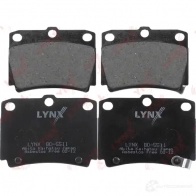 Тормозные колодки дисковые, комплект LYNXAUTO 3639213 7 ZJA6 4905601012529 BD-5511