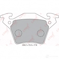 Тормозные колодки дисковые, комплект LYNXAUTO A KKCH 4905601062784 BD-5347 3639186 - Изображение 2