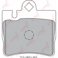 Тормозные колодки дисковые, комплект LYNXAUTO 4905601057520 3639173 OO7U4 D BD-5334 - Изображение 2