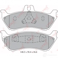 Тормозные колодки дисковые, комплект LYNXAUTO 6 53BQDU 3639167 BD-5328 4905601057513 - Изображение 2