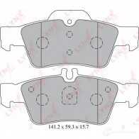 Тормозные колодки дисковые, комплект LYNXAUTO BD-5325 3639164 A IL32 4905601058510 - Изображение 2