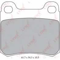 Тормозные колодки дисковые, комплект LYNXAUTO 3639151 BD-5312 43VLU2 O - Изображение 2