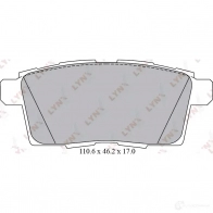 Тормозные колодки дисковые, комплект LYNXAUTO 4905601063446 HKB 9G09 3639132 BD-5124 - Изображение 2