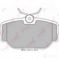 Тормозные колодки дисковые, комплект LYNXAUTO 3639104 HXI PE2Z BD-5008 - Изображение 2