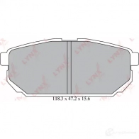 Тормозные колодки дисковые, комплект LYNXAUTO 3639084 4905601032619 BD-4413 J 5972JS - Изображение 2