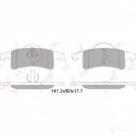 Тормозные колодки дисковые, комплект LYNXAUTO MEUT10 Z 3639070 BD-4205 4905601062739 - Изображение 2