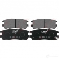 Тормозные колодки дисковые, комплект LYNXAUTO J9 J1F3Y 4905601049846 BD-3803 3639063