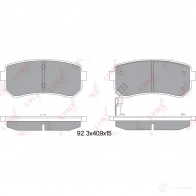 Тормозные колодки дисковые, комплект LYNXAUTO 3639054 BD-3628 4905601063217 4 SKZ2 - Изображение 2