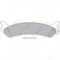 Тормозные колодки дисковые, комплект LYNXAUTO 3639045 VV PNE8 BD-3618