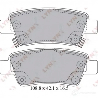 Тормозные колодки дисковые, комплект LYNXAUTO 4905601062999 S4B TCOD 3639021 BD-3430 - Изображение 2