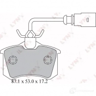 Тормозные колодки дисковые, комплект LYNXAUTO GDR64 GE 3638980 BD-3025 4905601062388 - Изображение 2
