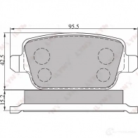 Тормозные колодки дисковые, комплект LYNXAUTO BD-3005 4905601012567 PT TKTG 3638960 - Изображение 2