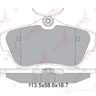 Тормозные колодки дисковые, комплект LYNXAUTO S8PP G2 BD-2228 3638921 - Изображение 2