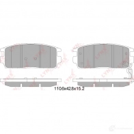 Тормозные колодки дисковые, комплект LYNXAUTO BWRW9 U 3638892 4905601063255 BD-1817 - Изображение 2