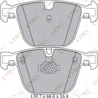Тормозные колодки дисковые, комплект LYNXAUTO BD-1425 4905601058411 9H XFO 3638861 - Изображение 2