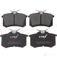 Тормозные колодки дисковые, комплект LYNXAUTO BD-1206 ZKB 1QM 4905601037195 3638810