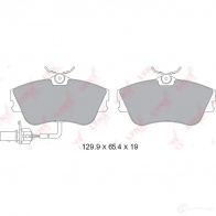 Тормозные колодки дисковые, комплект LYNXAUTO 5 T44TN 3639538 BD-8046 - Изображение 2