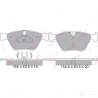 Тормозные колодки дисковые, комплект LYNXAUTO 3638870 E ZSYQ6U BD-1434 - Изображение 2