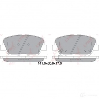 Тормозные колодки дисковые, комплект LYNXAUTO 4N P5I 3639057 BD-3631 - Изображение 2