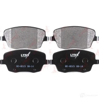 Тормозные колодки дисковые, комплект LYNXAUTO ONG4 K4L 3639510 4905601063125 BD-8015 - Изображение 1