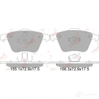 Тормозные колодки дисковые, комплект LYNXAUTO BD-7819 4905601063194 3639494 X6QBQQ N - Изображение 2