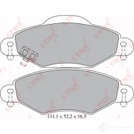 Тормозные колодки дисковые, комплект LYNXAUTO 3639462 L65 3VIF BD-7593 - Изображение 2
