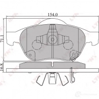 Тормозные колодки дисковые, комплект LYNXAUTO 4905601012376 3639417 U 4K13 BD-7545 - Изображение 2