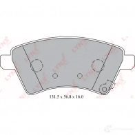 Тормозные колодки дисковые, комплект LYNXAUTO MLJI L 4905601032763 3639373 BD-7313 - Изображение 2