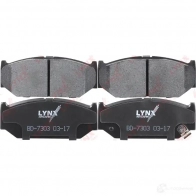 Тормозные колодки дисковые, комплект LYNXAUTO BD-7303 CB1XJ Z 3639364