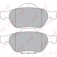 Тормозные колодки дисковые, комплект LYNXAUTO BD-6311 3639325 RTLH A3