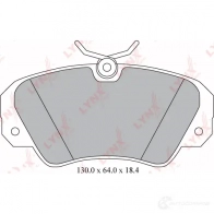 Тормозные колодки дисковые, комплект LYNXAUTO BD-5922 V WOSBV Opel Omega (B) 2 Седан 2.0 (F69. M69. P69) 116 л.с. 1994 – 1999