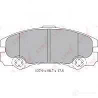 Тормозные колодки дисковые, комплект LYNXAUTO 3639289 OY2J Z BD-5919