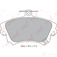 Тормозные колодки дисковые, комплект LYNXAUTO 4905601058534 JW320 2 3639222 BD-5522 - Изображение 2