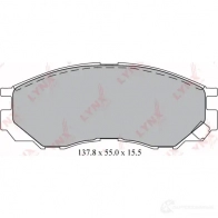 Тормозные колодки дисковые, комплект LYNXAUTO W OJYX BD-5520 4905601063064 3639220 - Изображение 2