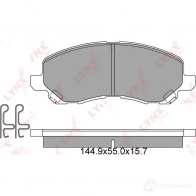 Тормозные колодки дисковые, комплект LYNXAUTO JGT KNR 4905601011300 3639206 BD-5504 - Изображение 2