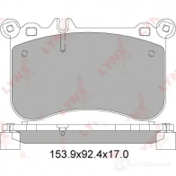 Тормозные колодки дисковые, комплект LYNXAUTO BD-5355 3 F7792 3639194 4905601063583 - Изображение 2