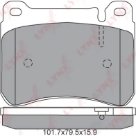 Тормозные колодки дисковые, комплект LYNXAUTO 4905601057612 BD-5351 3639190 L 8B1M - Изображение 2