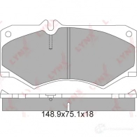 Тормозные колодки дисковые, комплект LYNXAUTO 5F IXG 4905601062562 3639174 BD-5335 - Изображение 2